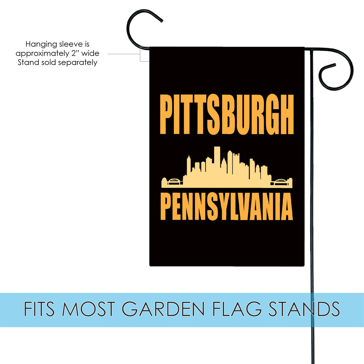 Pittsburgh Pirates Flag Holder Gnome