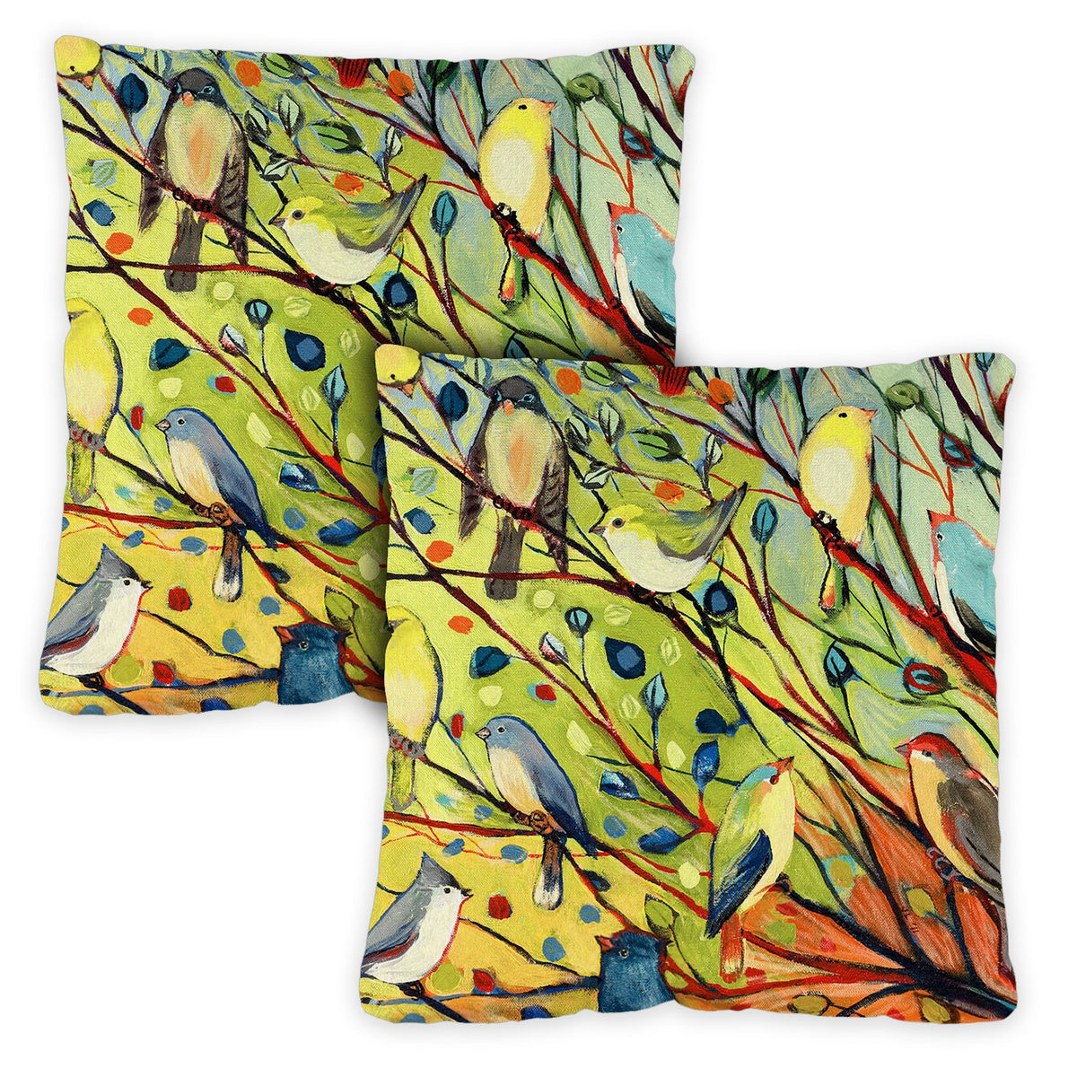 12X19 Lumbar Throw Pillows Set of 2, Outdoor Summer Spring Garden