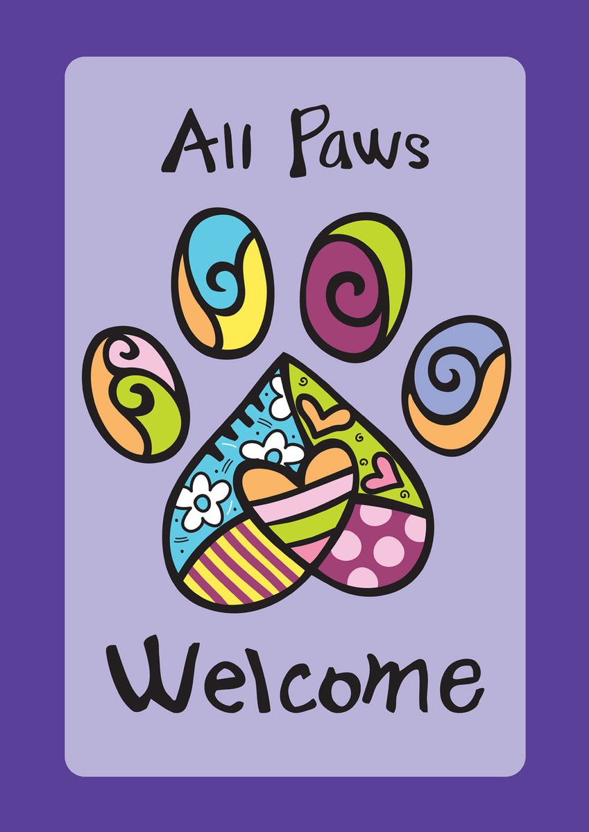 Toland Puppy Paws Door Mat  Puppy paws, Outdoor floor mats, Printing on  fabric