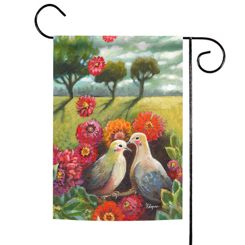 Toland Home Garden Everyday Flag Love Doves 1112489 12x18 Inch Bird ...